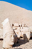 Nemrut Dagi Milli Parki, the tomb of King  Antiochos I west terrace 